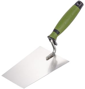Colorus Profi Stuckateur Kelle 180 mm | Maurerkelle Edelstahl, rostfrei | Stukkateurkelle mit 2K Griff | Putzkelle Trapezkelle Putzerkelle | Stuckateurwerkzeug