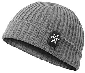 Manufaktur13 Heritage Docker Beanie - Dockermütze, Work Wear Dockercap, Fischermütze, Strickmütze, Vegan (M13) (Grey Storm)