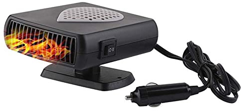 12V 150W Auto Heizlüfter Defroster, Riloer 2-in-1 Tragbare Autoheizung, Defroster für Schnelle Heizung, Mobile Standheizung Auto Windschutzscheiben Defroster, mit Zigarettenanzünderbuchse