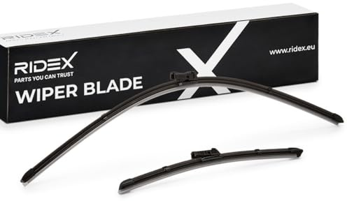 RIDEX Scheibenwischer Set Wischerblätter Satz mit Spoiler Vorne Länge 1: 700mm Länge 2: 340mm Flachbalkenwischblatt Kompatibel mit OPEL Mokka/Mokka X J13 für Linkslenker 298W0345