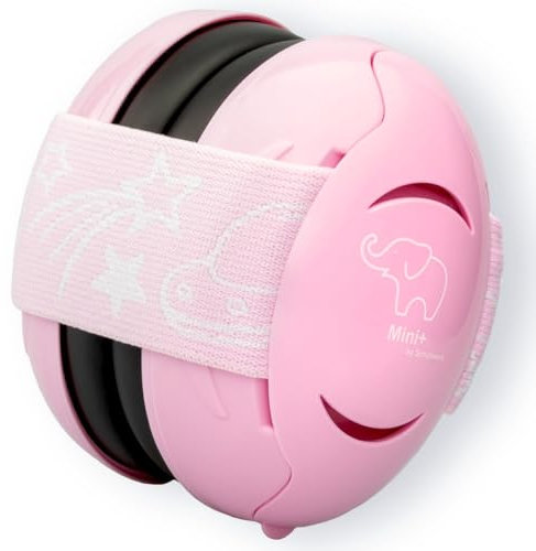 Schallwerk ® Mini+ Gehörschutz (Blossom Pink) - Kapselgehörschutz für Kleinkinder und Kinder - Hochwertige Lärmschutz Kopfhörer - Gehörschutz Ohrenschützer ideal für Alltag & Events