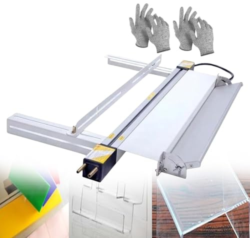 forplubossmmp Plieuse en Plastique Acrylique pour Épaisseur De Panneau De 1 À 6 Mm | Plieuse d'angle 300/600 Mm Outil De Pliage en Plastique pour Colonne Carrée, Bords D'aquarium (avec 2 Gants),30cm