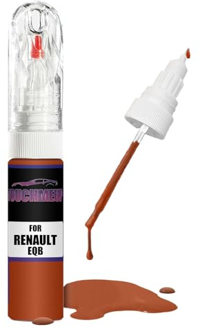 Set di penne per ritocco per modelli Renault, Arancione, Valencia, Metallico, EQB, Pennello, Graffe, Kit di riparazione chip