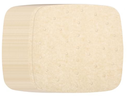 sourcing map Lot de 200 doublures carrées en bambou pour friteuse à air comprimé de 22,9 cm avec trous - Antiadhésives et perforées - Papier sulfurisé jetable pour friteuses à air chaud - Marron