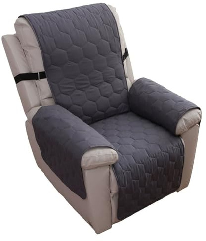ILiemao Funda Butaca Reclinable 60 cm 50 cm, Funda para Sillones Individuales, Funda de Sofá Relax 1 Plaza, Cojin Acolchado para Sillon Relax Reclinable(1841)