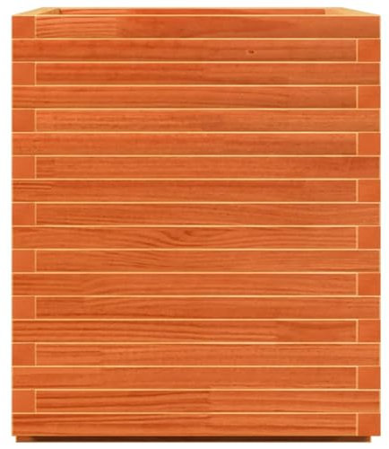 Xichuzi Pflanzkübel Wachsbraun 90x60x72,5 cm Massivholz Kiefer, Blumentopf Gross, Blumenkasten Balkon, übertopf, Pflanzkasten, Flowerpot, Kräuterbeet Für Die Küche, Vertikalbeet - 3282606