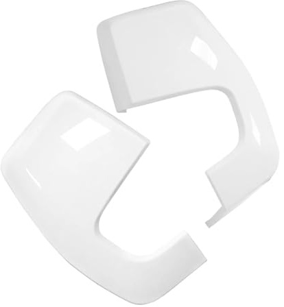 EJUOYO Compatible con Tapas de Espejo retrovisor de Puerta de ala Blanca Ford Transit Custom 2012-2020. Carcasa Espejo Coche