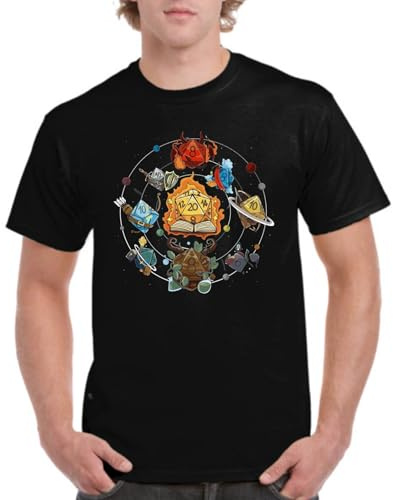 the Fan Tee Camiseta de Adulto de Hombre Juegos de Mesa rol Geek Dados & Dragones Frikis Fantasía 037 XXL