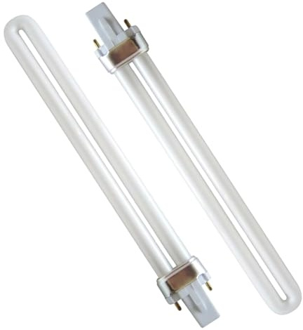 KRENIE 2PCS 11W G23 2-Pin CFL Bulb - Warm White 2700K 900LM – U-Shaped Compact Fluorescent Tube, Energy Saving Non-Dimmable Light for Desk Lamps, Bedroom, Corridor, Kitchen Hood – AC 220-240V
