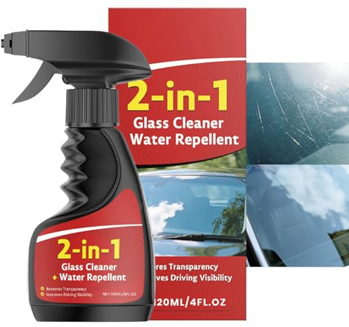 Spray Limpiacristales - 120 Ml Limpieza Profunda Antivaho Invisible | Eliminador de Película de para Parabrisas y Espejos,Para Camión Autocaravana SUV Hogar Espejo Exterior Baño Ducha