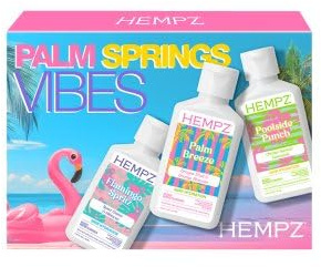 Hempz Palm Springs Vibes Mini Moisturizer Trio 48 Hour Hydration 2.25oz Each