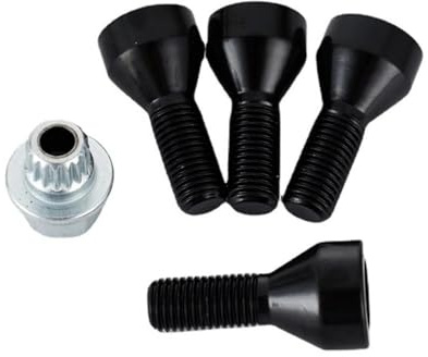 Tornillos De Rueda Compatible Con Mini Para Cooper Para Countryman F60 2016-2024 4 Tuercas De Perno De Rueda M14x1.25 M12x1.5 36136776076(M12x1.5)