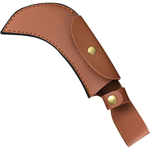 Yardwe Coltello da Frutta in Pelle Maniche Fodero Coltello Fondina Coltello Guardie Coltello Portacoltelli Taglierina Portatile Coperture per Macellaio Chef Machete