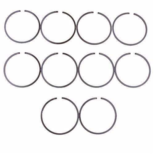 MKVAXR 10 Teile/los Zylinderkolbenring 34mm * 1,2mm, for Zenoah, G26L G26N G26LS/LH BC2601 2600 2610, for Husqvarna, 226RJ Freischneider Trimmer Kolbenring-Ring-Satz