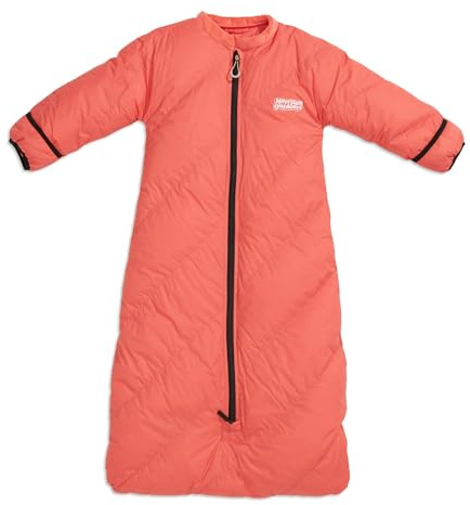 Big Mo 20 Kids Sleeping Bag (Ages 18-36mo), The Warmest 100% Down Camping Sleeping Bag for Kids Age 18-36 Months Old. (Lava Red)