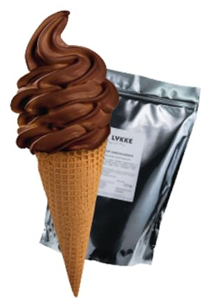 Softeispulver Schokolade 2,5kg | 7-9 Liter fertige Mischung | Eis Pulver für Softeismaschine - cremiges Softeis für Zuhause & Gastronomie - Eispulver mit Schokoladengeschmack