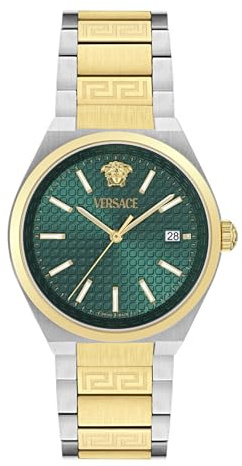 Versace Herren Analog Quarz Armbanduhr V-Auria