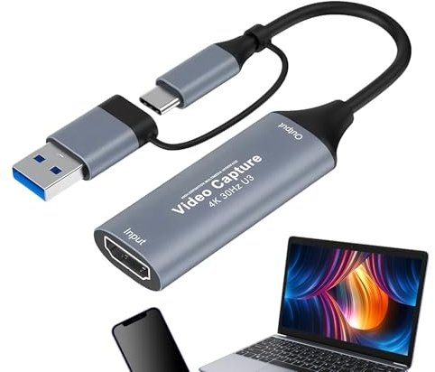 Scheda Per La Cattura Di Video Per Lo Streaming Dispositivo di | Scheda di Acquisizione USB per Streaming Live Per Fotocamera Telefono Streaming Registrazione PC
