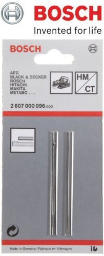Bosch Genuine Reversible Planing Blades (2 per Pack) (To Fit: Bosch PHO & GHO Planers - Models noted below) c/w STANLEY KeyTape (image shown) + Cadbury Chocolate Bar