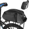 Nasjac Fahrrad Gepäckträgertasche - 8L & wasserdichte reflektierende Fahrradtaschen für Gepäckträger Outdoor Gepäcktasche, multifunktionale Fahrradgepäckträgertasche hinten für Radfahren