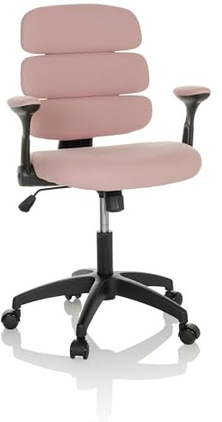 HJH Office sedia girevole per bambini KID ERGOLINO B Sedia girevole con schienale ergonomico, rosa, 736434