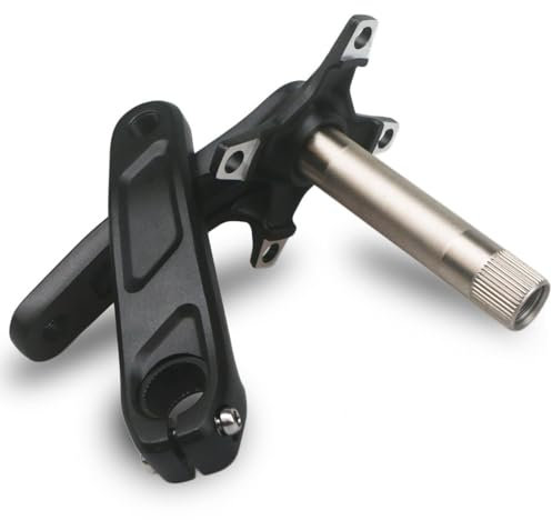 LSRRYD 127mm Kurbelarm Mountainbike Hohle Integrierte Kurbelgarnitur Kurze Kurbel Aus Aluminium BCD 104 Linke Und Rechte Fahrrad Kurbelarme
