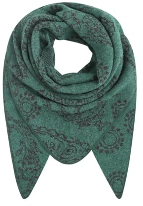 FASHION YOU WANT XXL Schal flauschig schal-tuch damen dicker dreieckstuch groß Wolle PAISLEY Farben kuschelig