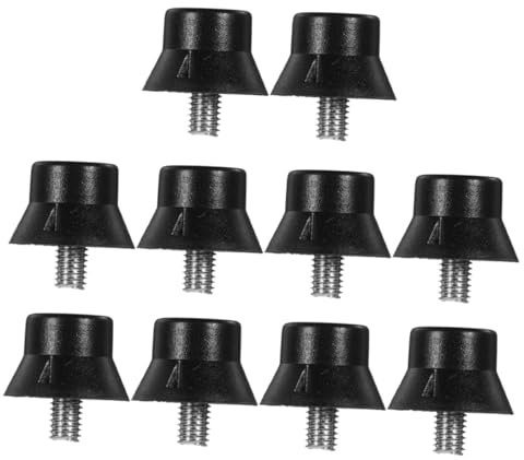INOOMP Schuhspikes Fußballschuhe Ersatzspikes 10 Stück Bewegliche Nylonspikes 13mm rutschfest für Laufschuhe und Fußballschuhe Zubehör für Sporttraining