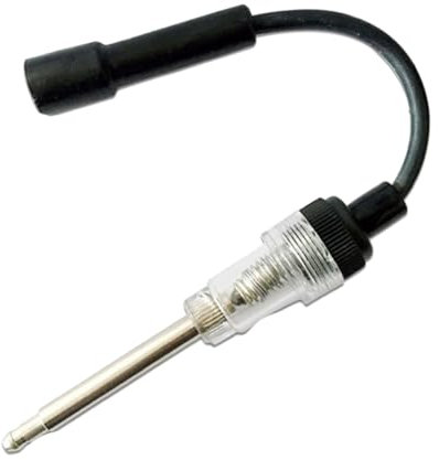 VALICLUD Zündsystemtester Stecker Zündung Tester Motor Zündung Tester Auto Spark Tester Funkentester Zündkerzentester Inline-sparktester Zündspule Test Zündtester Wagen