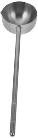 Alipis Mestolo Per Zuppa In Acciaio Inossidabile Cucchiaio Profondo In Metallo Con Beccuccio Per Versare Mestolo Per Sugo A Manico Lungo Per Cucinare In Cucina Da 80 Ml Argento