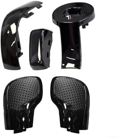 babominimer Schaltknauf-Set, passend für Golf 6, 7 R, passend für GTI, passend für Passat B7, B8, CC, R20 (perforiert)