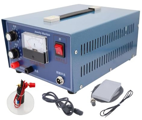 Punktsvetsmaskin för smycken, 0,5-50 A elektrisk punktsvetsmaskin för smycken, bärbar punktsvetsmaskin gör-det-själv-set, med fotpedal