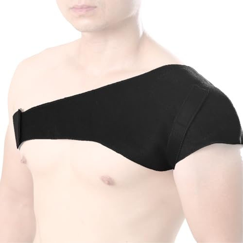 equlup Support d'épaule, Bandage d'épaule élastique, prévention des dommages Sportifs, attelle d'épaule Auto-chauffante réglable, équipement de Protection pour épaule