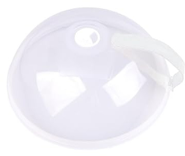 Cubierta para salpicaduras de microondas, protector transparente contra salpicaduras de horno microondas con asa, accesorio de cocina para mantener el horno limpio y evitar salpicaduras de aceite para