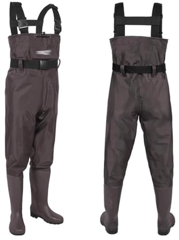 esmen Trampolieri Impermeabili da Pesca e da Caccia in Nylon/PVC Trampolieri da Uomo e da Donna con Stivali per l'industria del Lavaggio Auto Stivali da Pesca