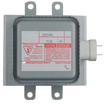 Air-Cooled Long Foot Microwave Generator Magnetron Accessories,Compatible for Toshiba 2M248J，Heating Equipment Microwave Oven Parts