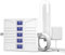 Amplificador de Cobertura Móvil y Señal Móvil Rural, Amplificador 4G/3G LTE para Casa hasta 250 m² - Repetidor Compatible con Banda 20/8/3/1/7 y Operadores (Yoigo, Orange, Vodafone, etc.)