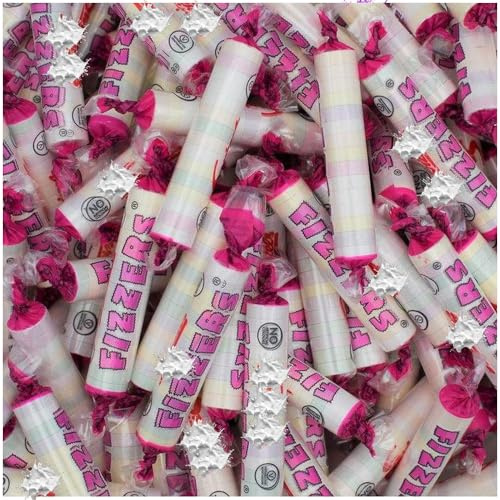 Original Parma Violets & Fizzers – Retro British Sweets, Individually Wrapped Rolls, Assorted Pack - Swzl (250g, Original Fizzers)