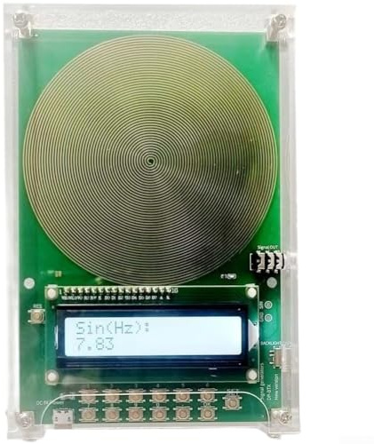 Generatore di risonanza per onde Schumann, generatori di impulsi a bassa frequenza risonanti a 7,83 Hz con alloggiamento a frequenza regolabile, generatore di segnale portatile (verde)