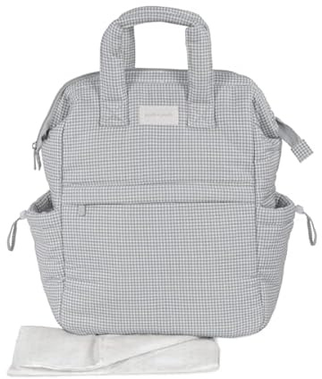 Pasito a Pasito MOCHILA LITTLE BLOOM VICHY GRIS