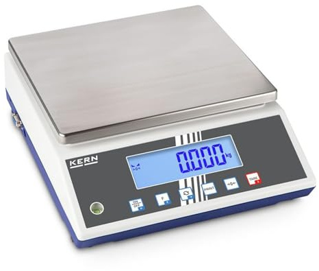 Tischwaage mit Zweitanzeige an der Waagenrückseite [Kern FCB 12K1] Präzision bis 1 g, Wägebereich max. 12 kg