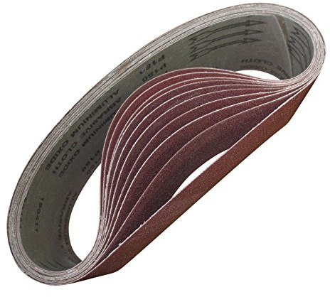 10 Schleifbänder 75 x 533 mm P 400
