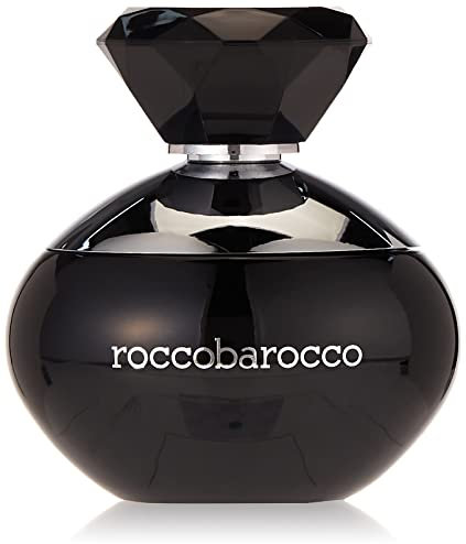 Roccobarocco - Black Woman Eau de Parfum da donna- Profumo da donna dal carattere Sensuale e Avvolgente, Fragranza Fiorita-Orientale. Flacone da 100 Ml