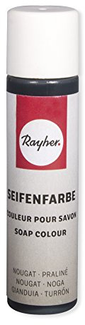 Rayher Hobby 34246532 Seifenfarbe, 10 ml, geruchsneutral, 100% vegan, schadstofffrei und ökologisch abbaubar, im wiederverschließbaren Kunststofffläschchen mit Schraubdeckel, gut dosierbar, nougat