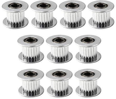 idler pulley 20 teeth zahnriemenscheibe 5mm bohrung umlenkrollen für seile 10mm 3D Drucker Zahnriemen Rolle Packung mit 10