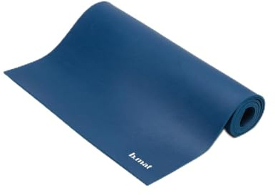 B Yoga Yogamatte B Mat Strong, Sport- und Fitnessmatte aus Naturkautschuk (Deep Blue, Maße: 215 cm x 66 cm x 0,6 cm; Gewicht: 2,6 kg)