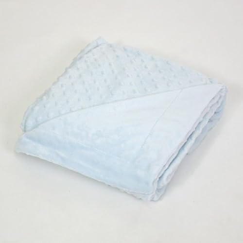 10XDIEZ Manta bebé Bubbles - 110x140cm, Azul | En 100% poliéster, color azul, tamaño 110x140cm, estilo moderno, para las noches de frío, abriga sin pesar