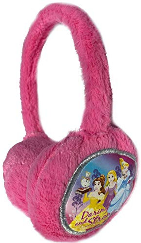 Coole-Fun-T-Shirts Mädchen Ohrenwärmer Princess Ohrenschützer warm und weich pink und rosa zum Schlittschuhlaufen, Schule und KIta Prinzessinnen (rosa)