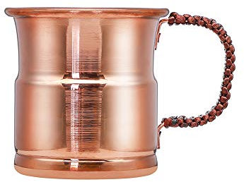Pure Copper Wine Glass, Cocktail Whiskey Rum Glass, Coffee Cup, Water Glass, Mug, Large Capacity Pure Copper Wine Glass,400ML