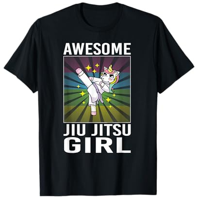 Impresionante Jiu Jitsu Girl para niños y niñas de Jiu Jitsu Camiseta